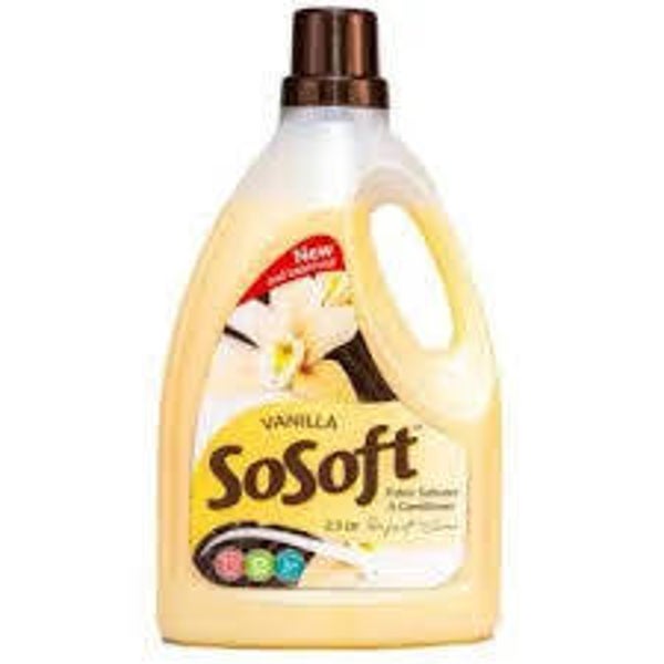 Sosoft Vanilla Essence Fabric Softener 750ml
