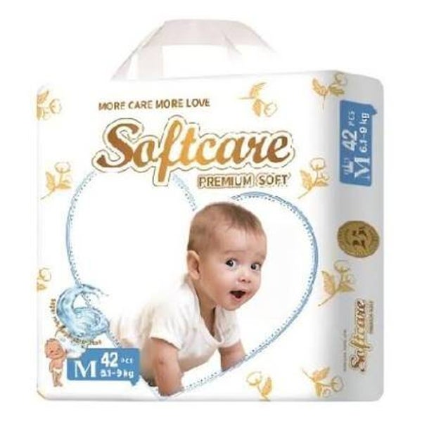 Softcare Premium Soft Diaper High Count Size Small 48 Count