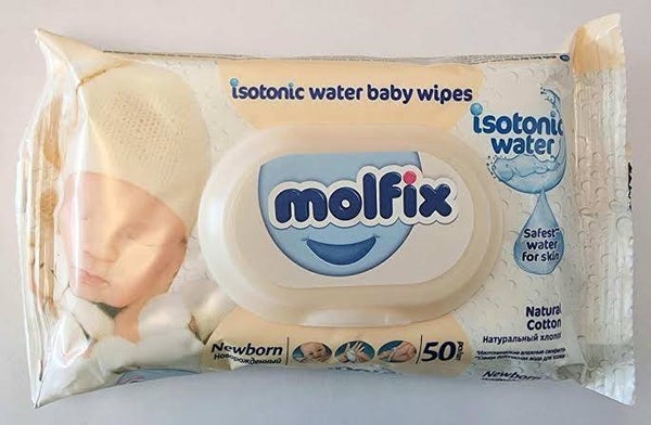 Molfix Isotonic Wet Wipes (Newborn) - 50 pieces