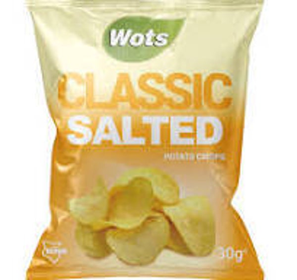 Wots Classic Salted Potato Crisps 30g