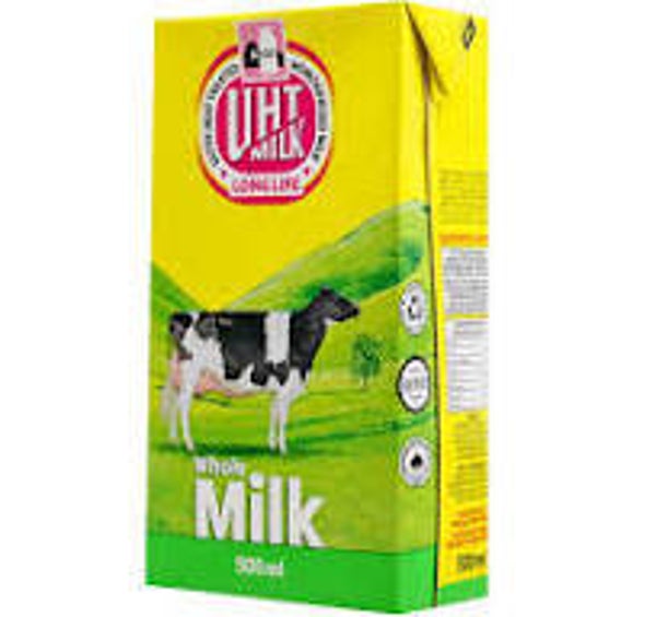 Kcc Uht Milk Full Cream Long Life 500ml