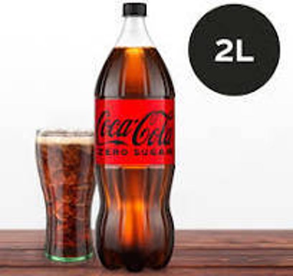 Coke Zero Soda Pet 2Litres