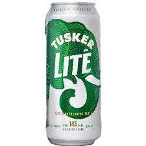 Tusker Lite Beer Can 500ml