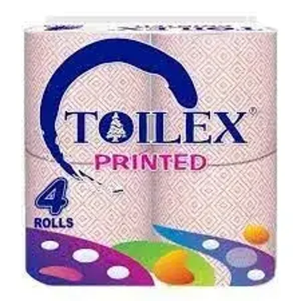 Toilex Printed Toilet Paper 4Pack