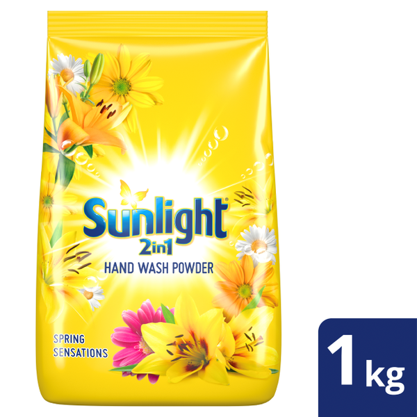 Sunlight 2 in 1 Spring Sensations Hand washing Powder 1kg