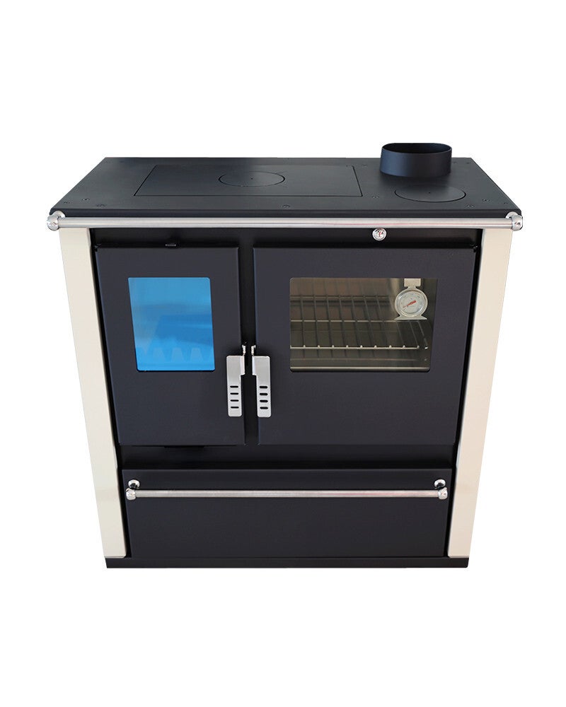 COZY COZY CS PLUS fogão a lenha em aço inoxidável