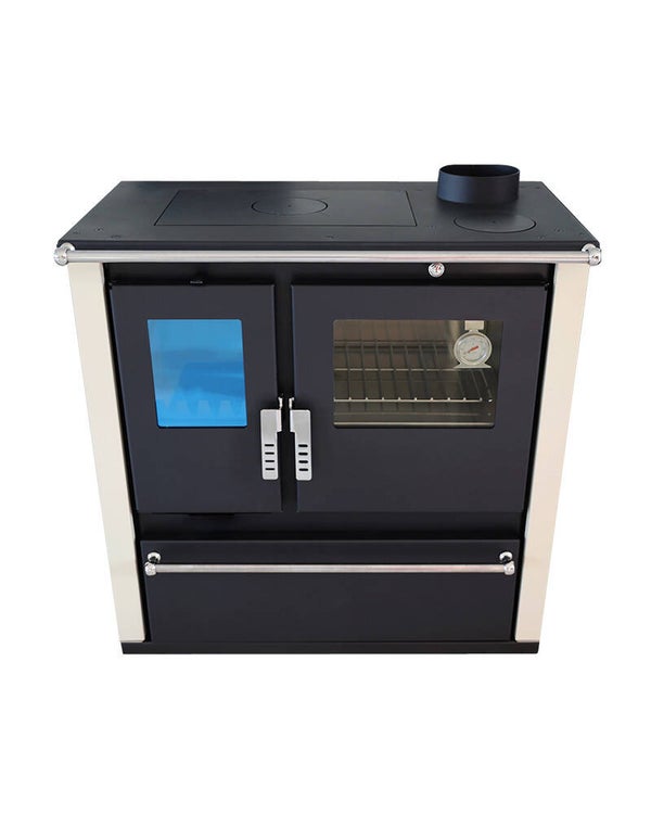 COZY COZY CS PLUS fogão a lenha em aço inoxidável