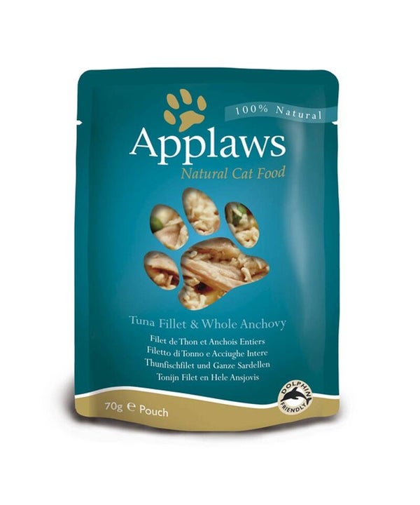 Applaws cat quick serve Tuna & Anchovy 12 x 70gr