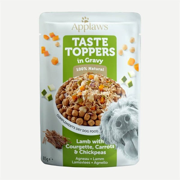 Applaws dog taste toppers lam en wortel in jus 12 x 85gr.