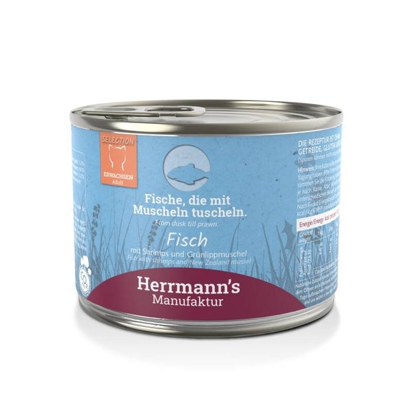 Herrmann's cat vis en garnalen, Doos