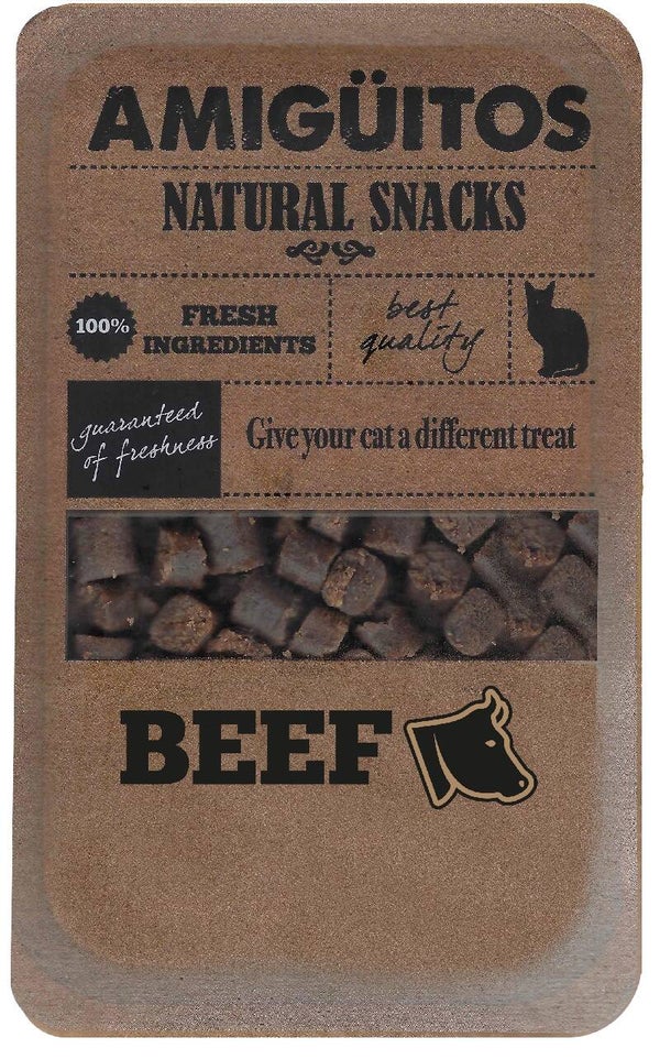 Amiguitos CATSNACK Beef 9 x 100 gr.