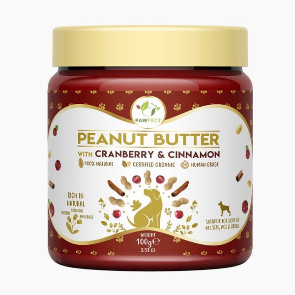 Pawfect PEANUT BUTTER with Cranberry & Cinnamon