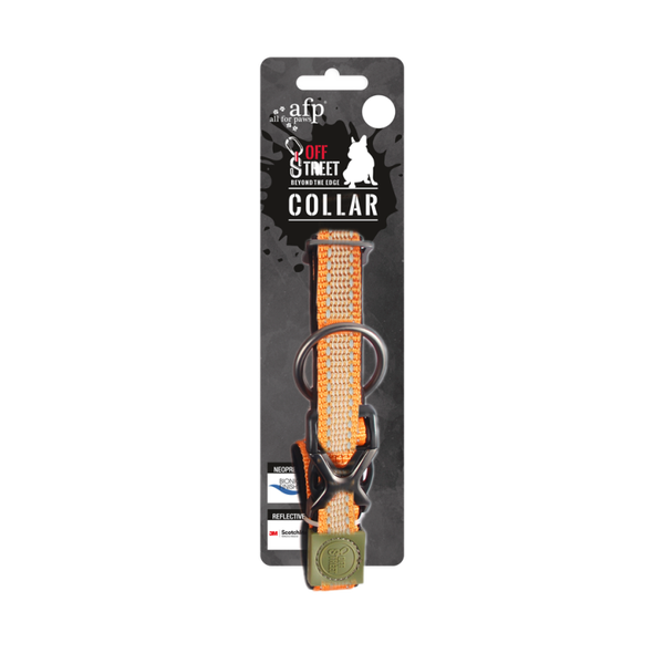AFP Off Street Dog Collar Tangerine