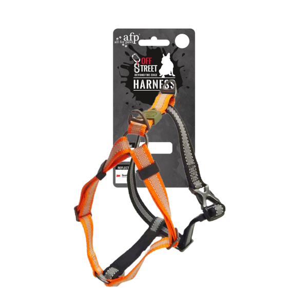AFP Off Street Dog Non-pull Harness Tangerine