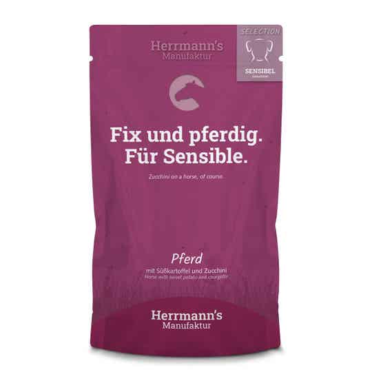 Herrmann's sensitive dog paard, Doos