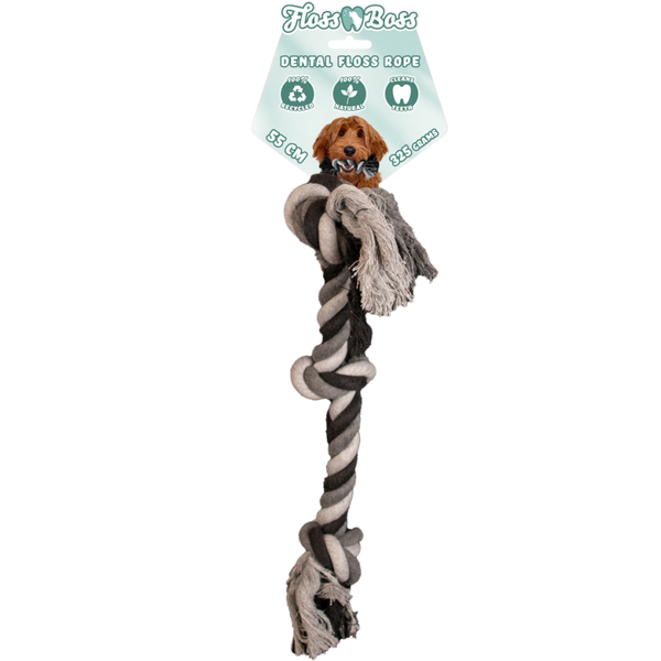 Floss Boss Dental Rope 3 Knot