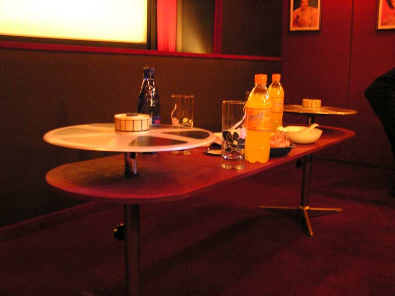 zaal in pauze
