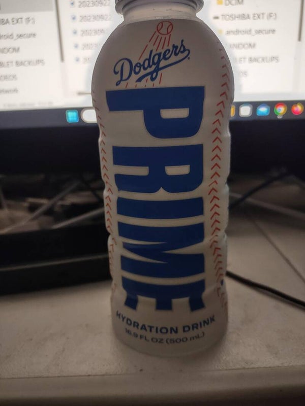 Rare Dodgers Prime Bottle (SEALED)