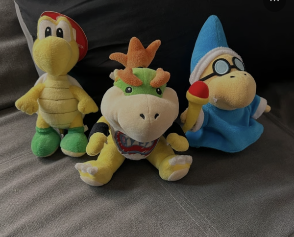 2009 San-ei Bowser Junior, Rare Magikoopa, Goldie Set Koopa, from SuperMarioLogan. (Junior, Joseph Cody)