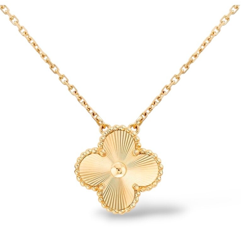 Klaver ketting luxe - Goud