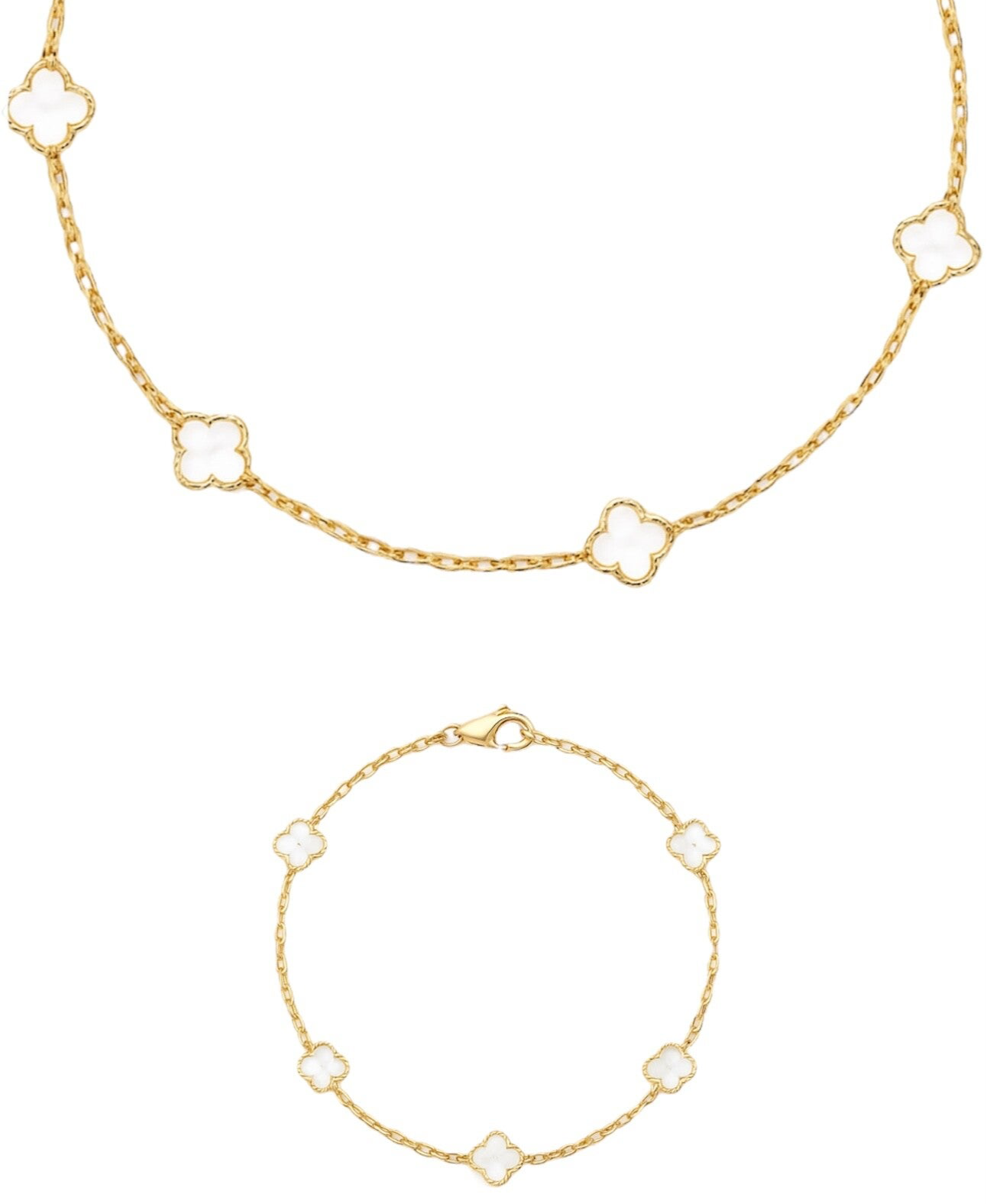 Klaver set mini -  wit