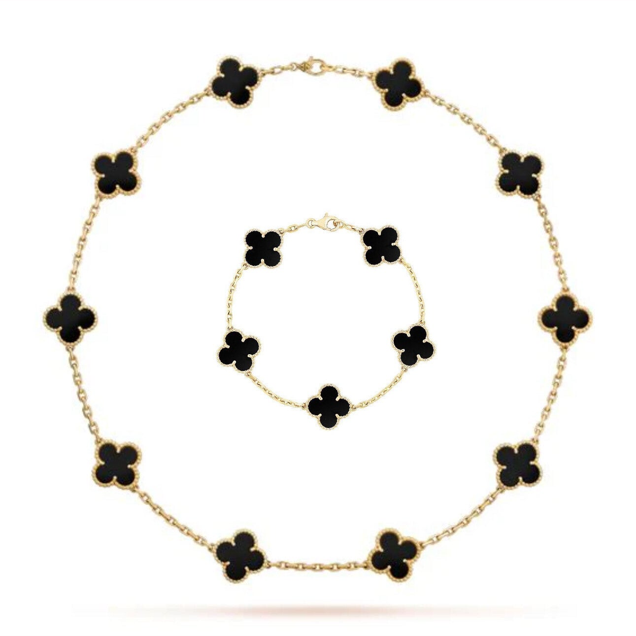 Klaver Set - Zwart
