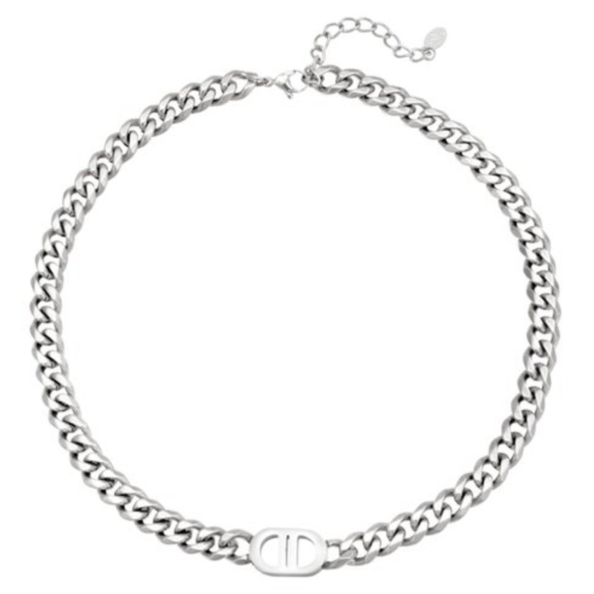 CD ketting zilver