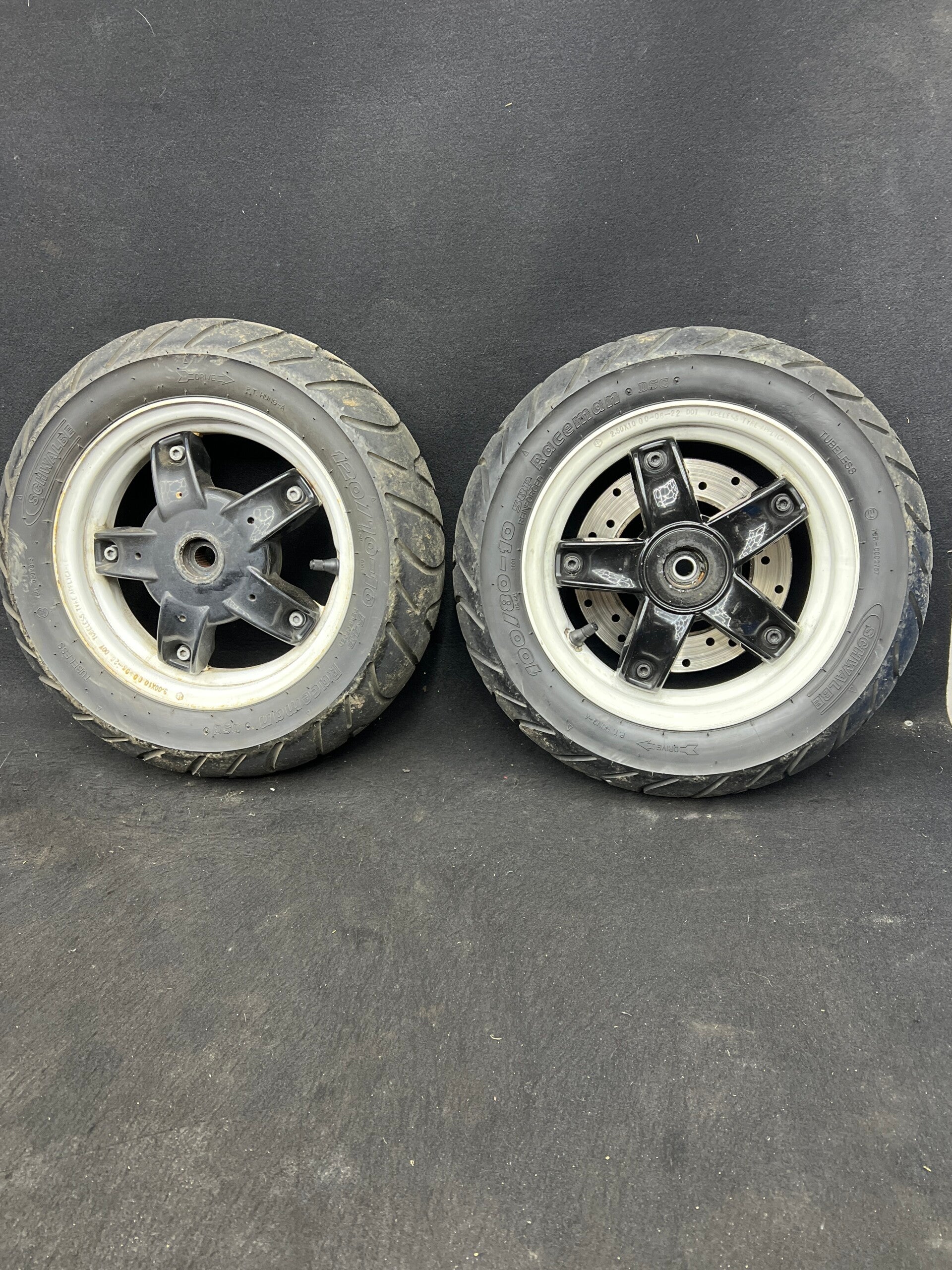 Piaggio Zip motor velgen set 10 inch 2 delig