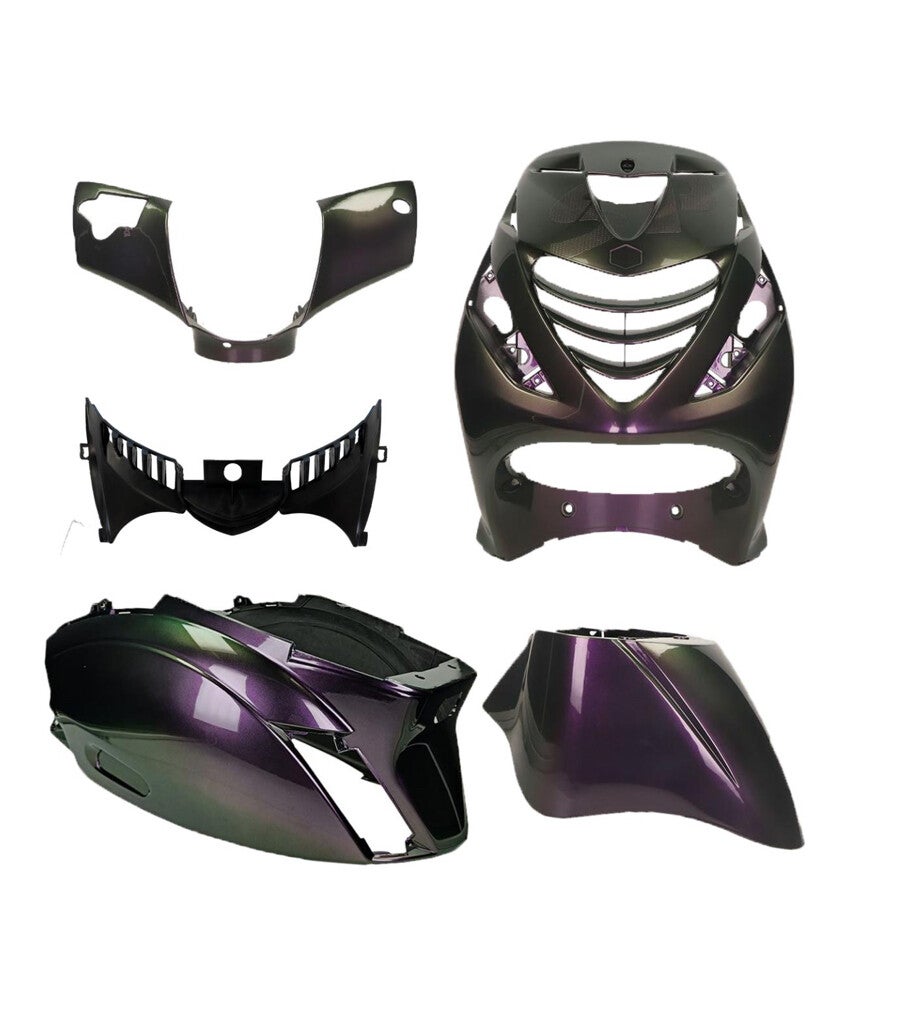 Kappenset passend op piaggio zip sp 5 delig - glans dragon cameleon