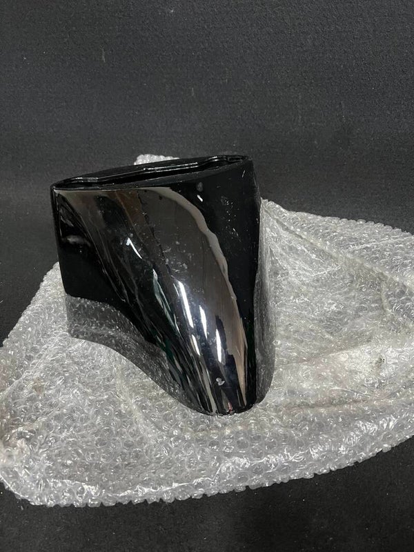 Zip spatbord glans zwart