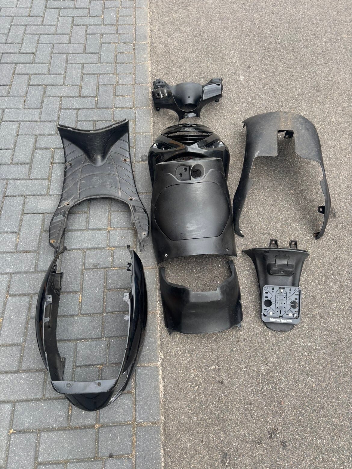 Zip kappenset  wit/parelmoer