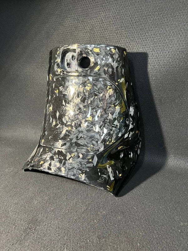 Kniekap zip forget Carbon goud