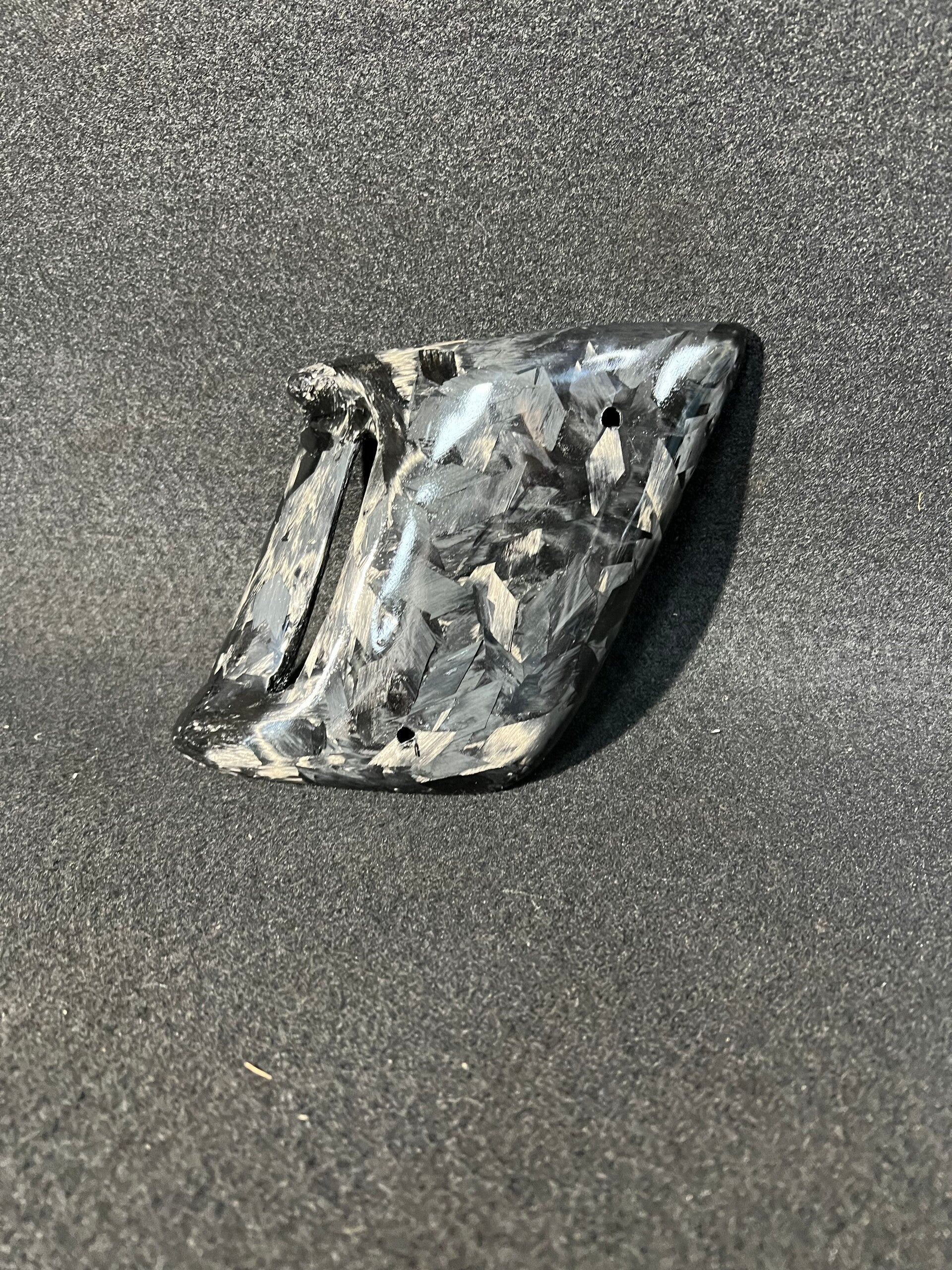 Piaggio zip zijkapje Carbon 100%