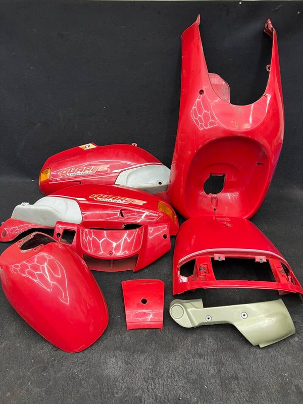 Quarts kappen set rood