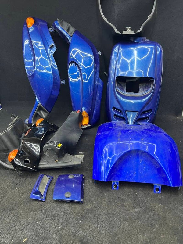 Typhoon kappen set blauw binnen en buiten