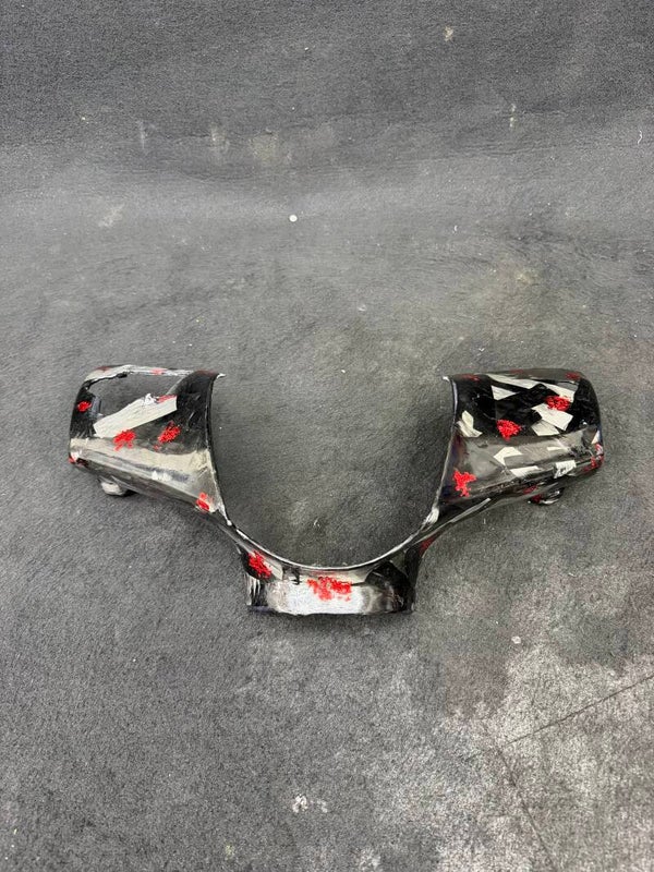 Piaggio zip stuurkap Carbon  rood