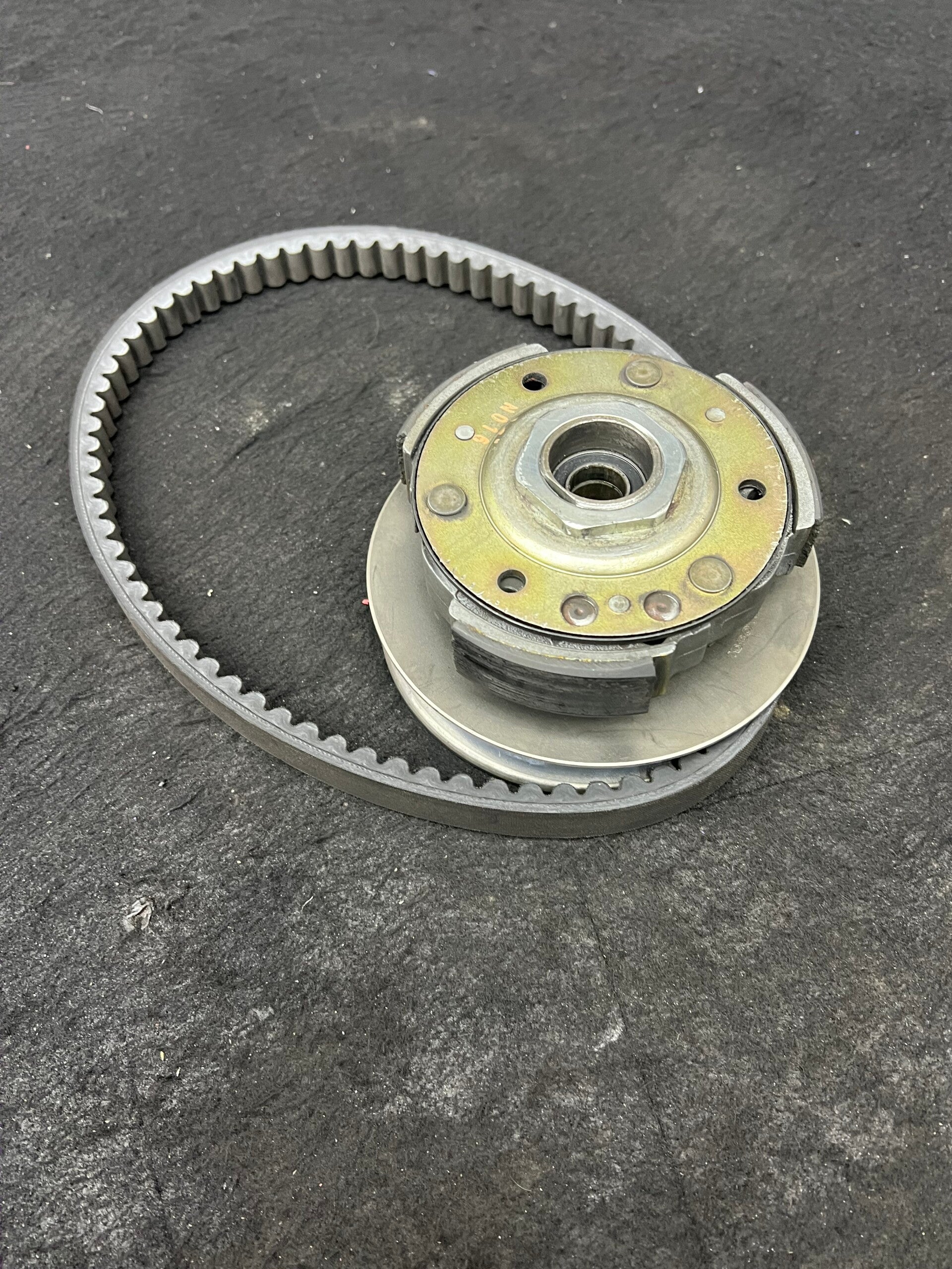 125-180 koppeling met Malossi schaal