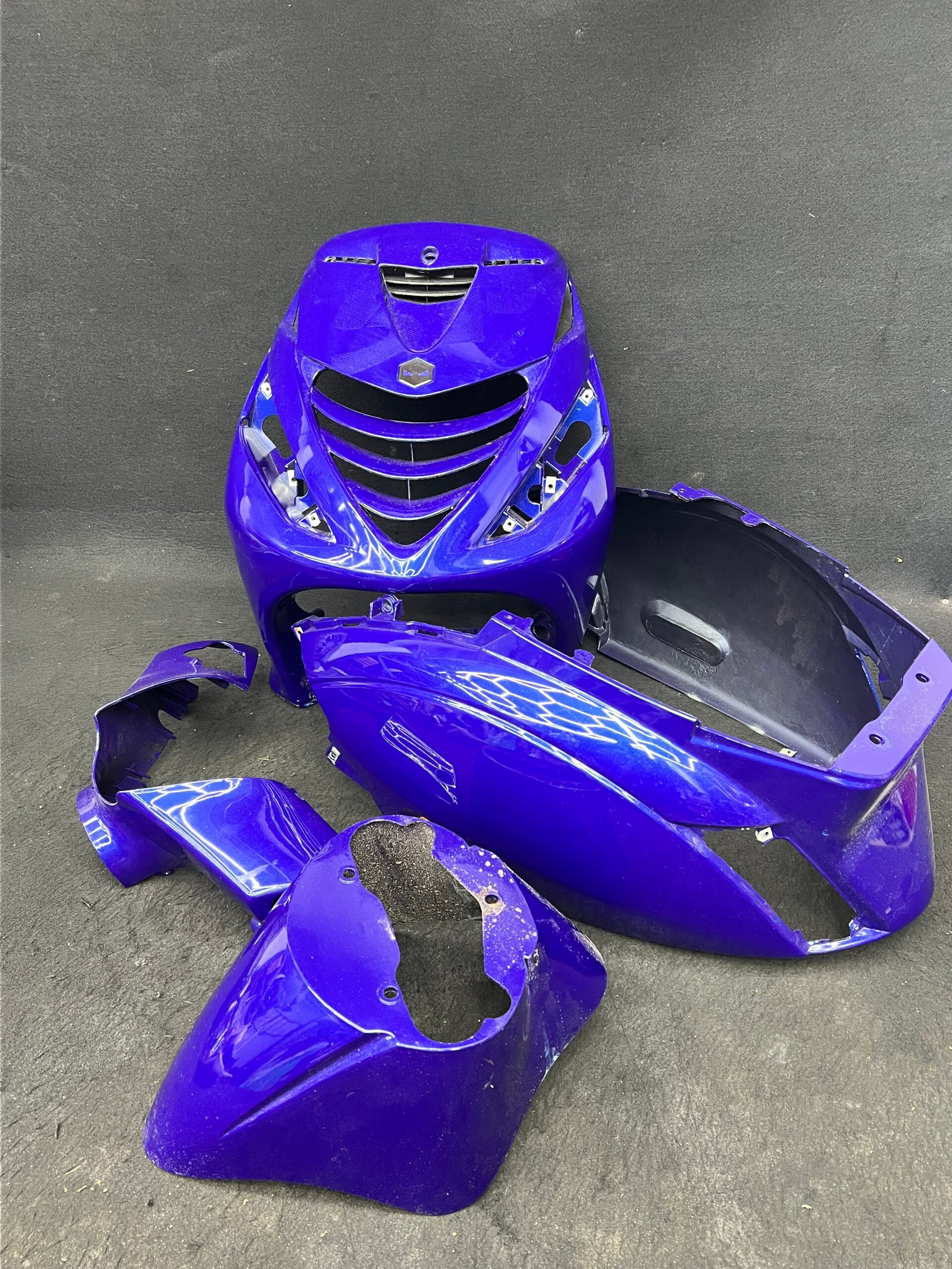 Zip kappenset blauwnetjes