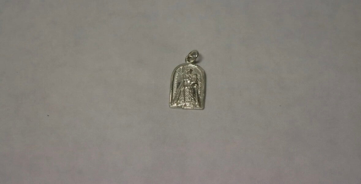 Medalla de la Virgen Peregrina en Plata