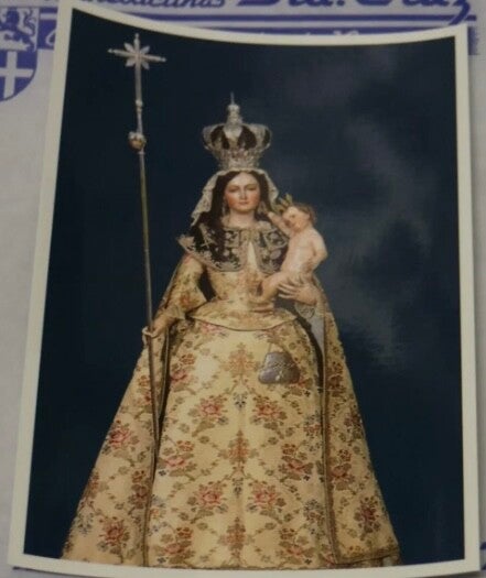 Postal Artística – Virgen Peregrina (Pintura)