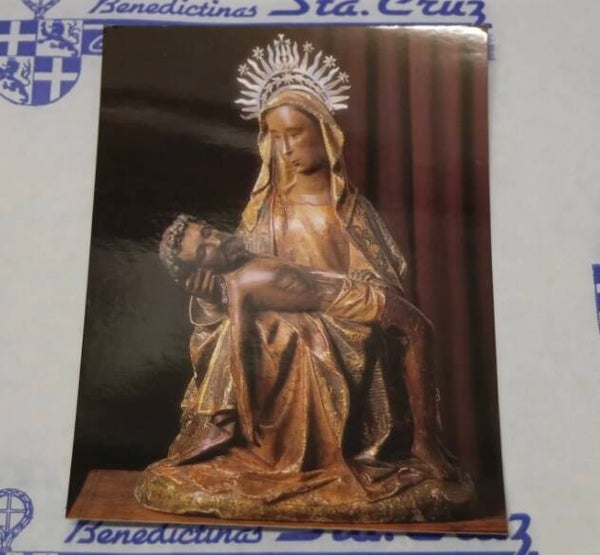 Postal Artística – Piedad Gótica