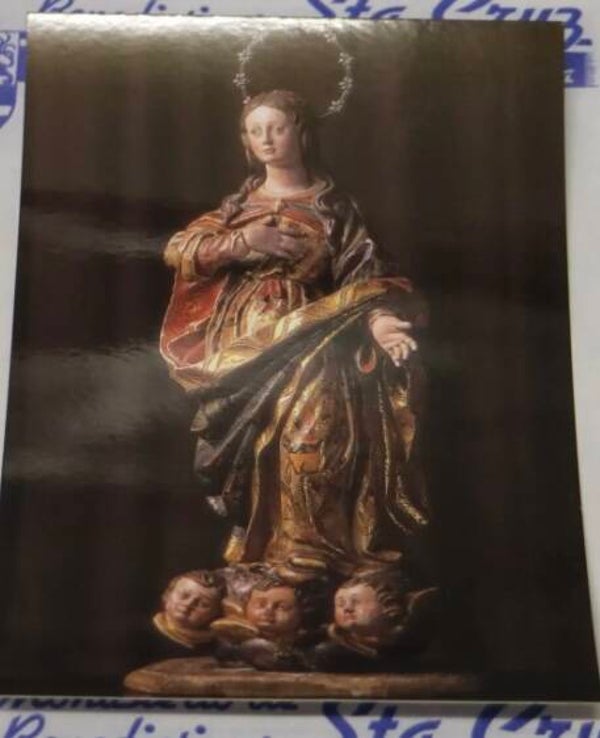 Postal Artística – Virgen Inmaculada (Escultura)