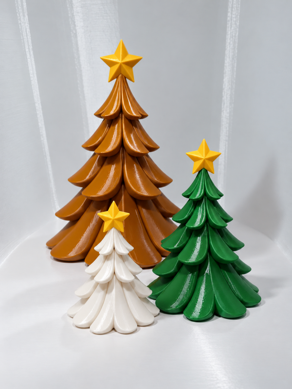 Kerstboompjes set