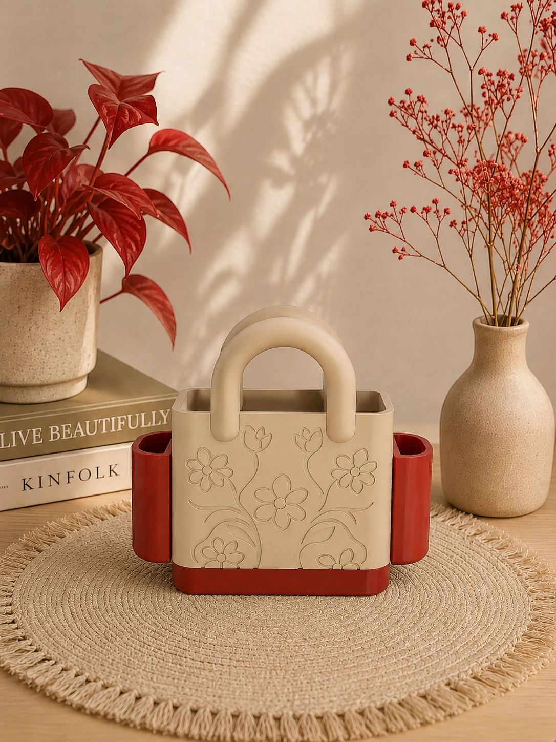 Floral Gift Basket Caddy