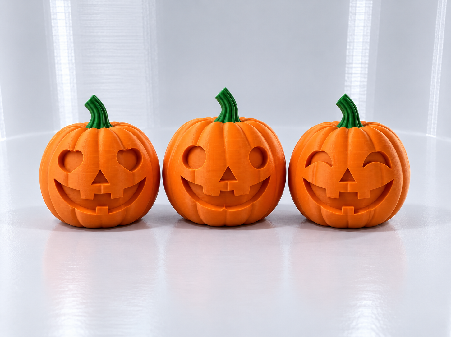 Halloween-pompoenen 3stuks