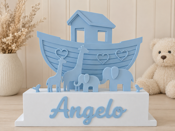 Kinderkamerdecoratie met Noachs Ark-thema