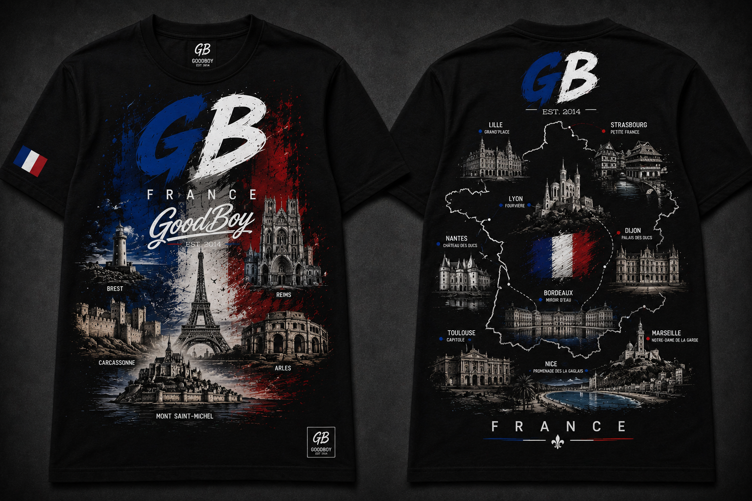 T-shirt GOODBOY France Héritage