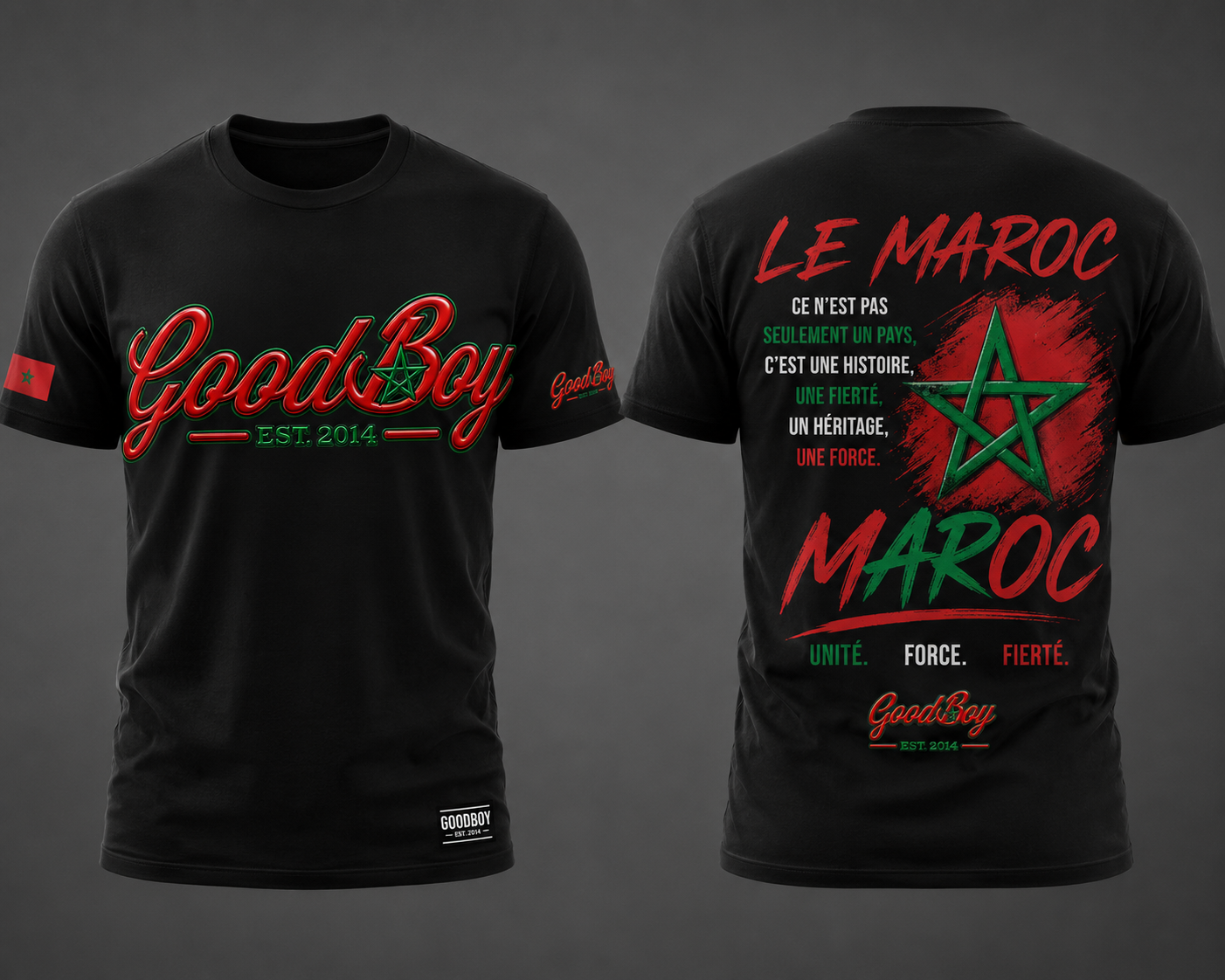 T-shirt GOODBOY Maroc Fierté