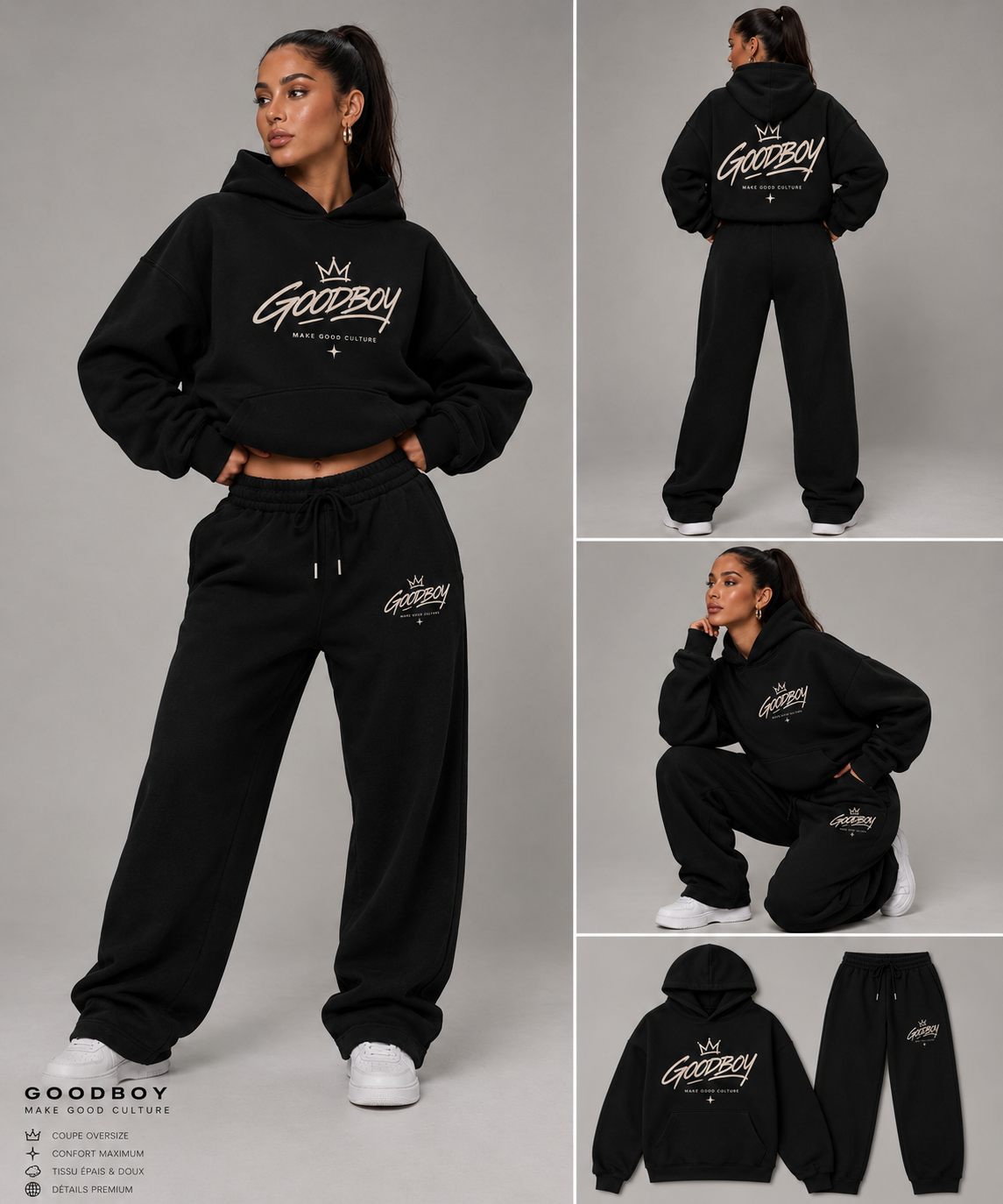 Ensemble GOODBOY Urban Oversize Noir