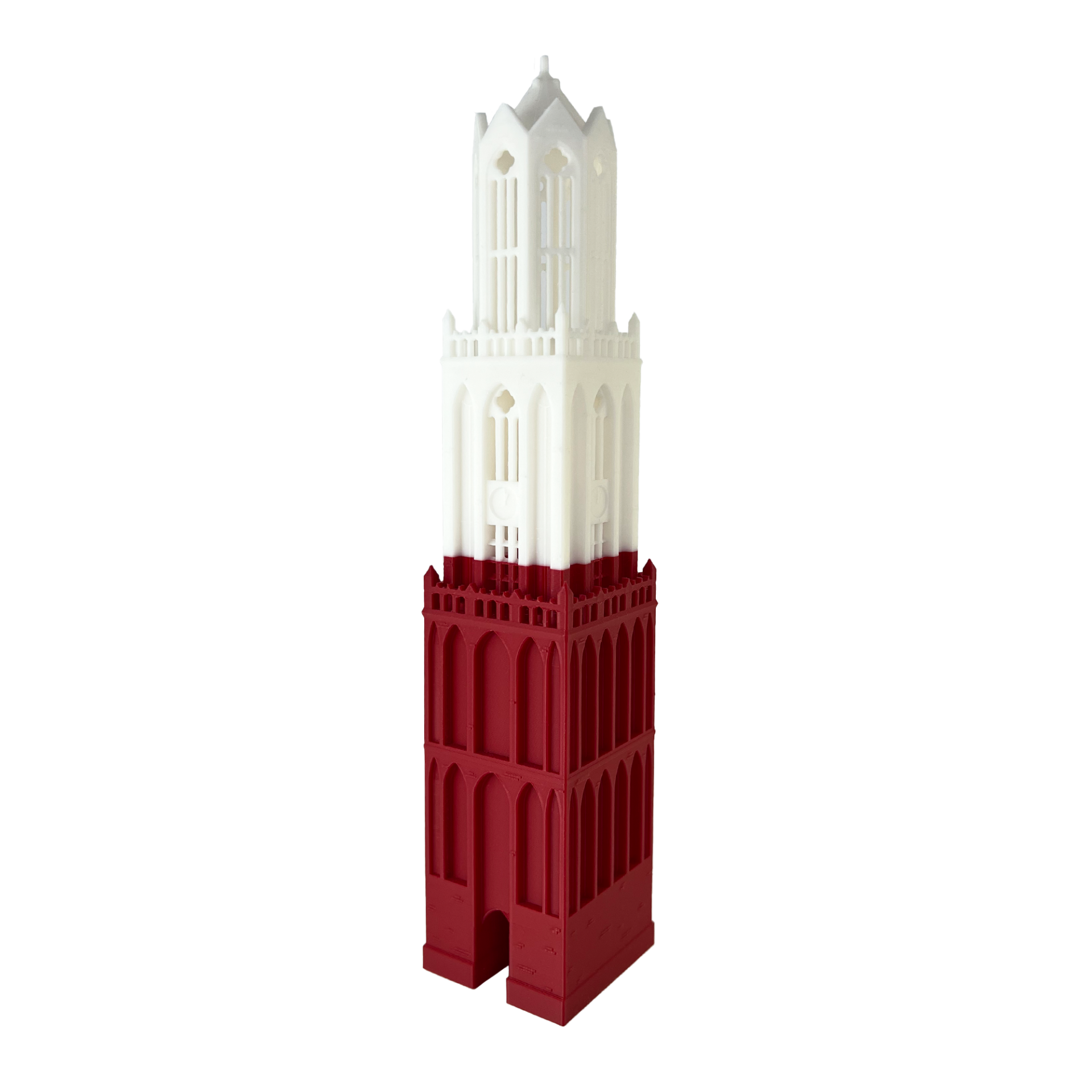 Domtoren | 25 cm | 35 cm | Rood-wit